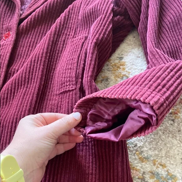 Vintage 90’s Corduroy Trench Coat - Picture 4 of 5